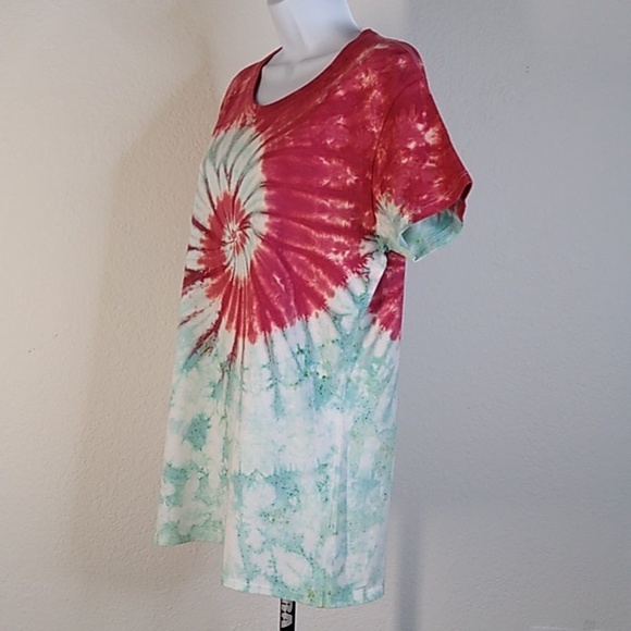 Women's Tie Dye S/S T Shirt XL New - Picture 3 of 5
